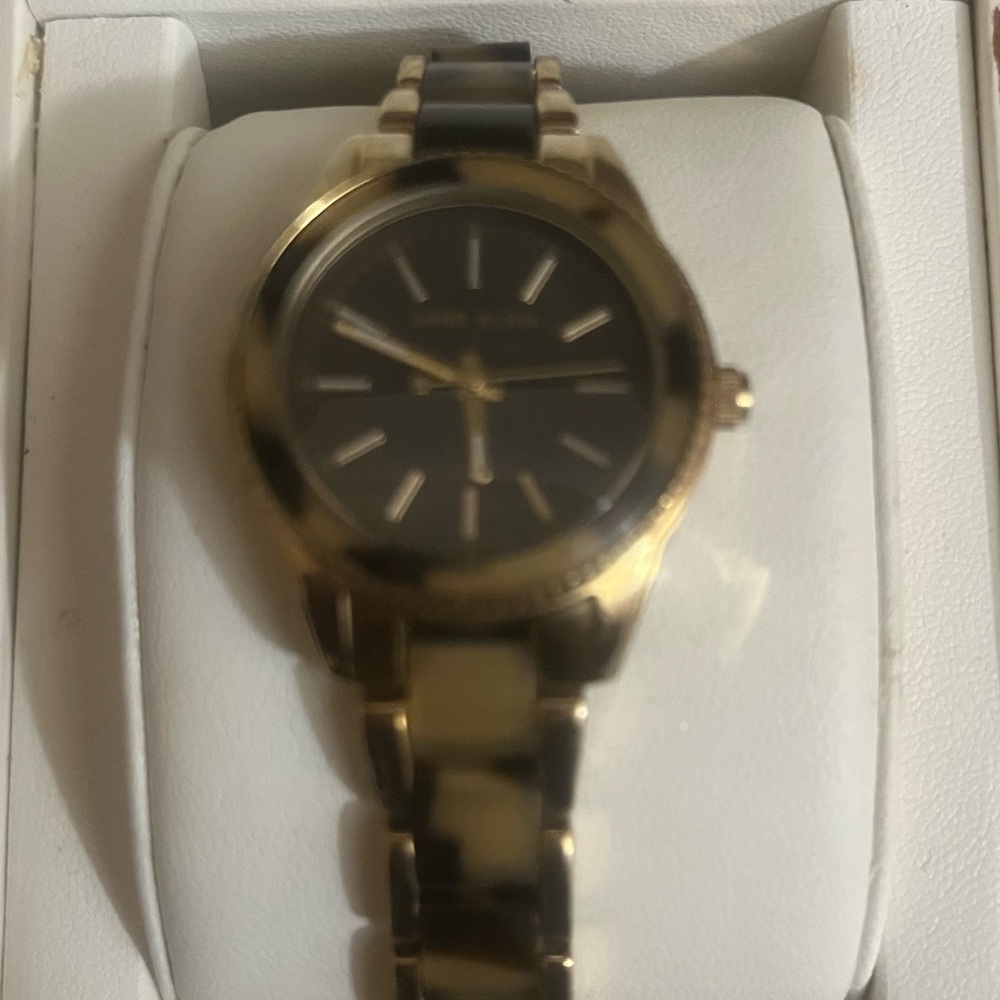 Gold and Black Watch